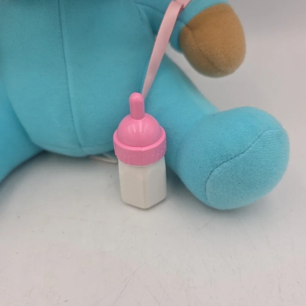 AniMagic Puppy Dog Plush Makes Baby Sounds With Bottle Rare